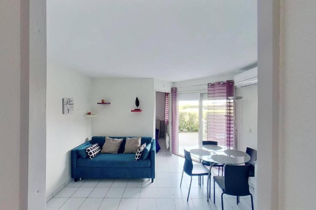 Les Goelettes - Appartement En Rdc Avec Acces Direct A La Plage Saint-Cyprien  Buitenkant foto
